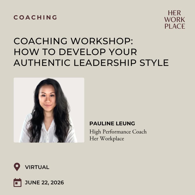 Cover Image for Coaching Workshop: How to Develop Your Authentic Leadership Style
