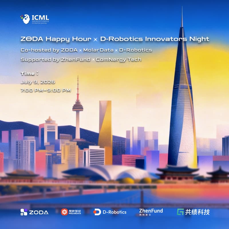 Cover Image for ZODA Happy Hour × D-Robotics Innovators Night @ICML