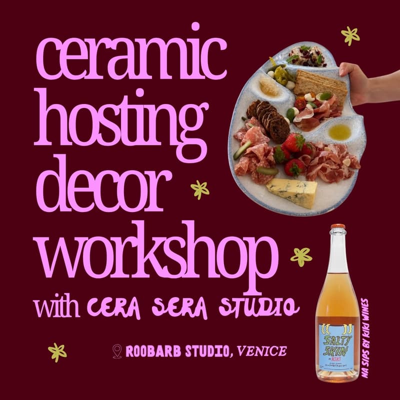 Cover Image for The Art of Gathering: A Clay & Wine Workshop