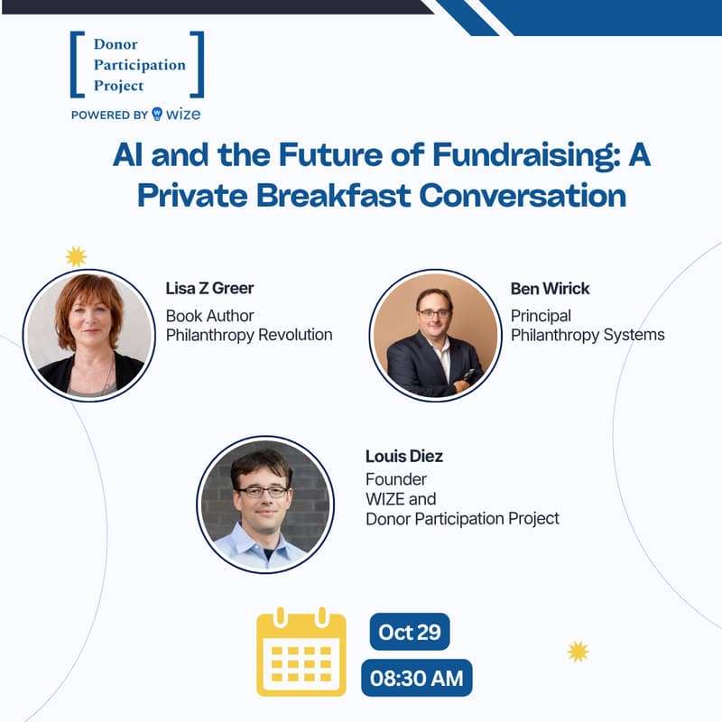 Cover Image for AI and the Future of Fundraising: A Private Breakfast Conversation