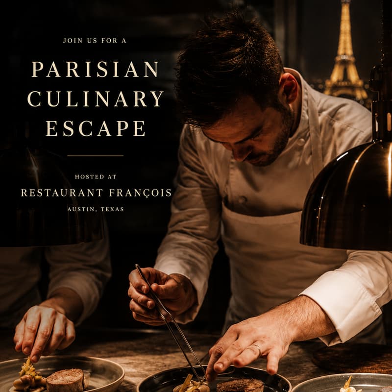 Cover Image for Culinary Parisian Escape - (Austin)