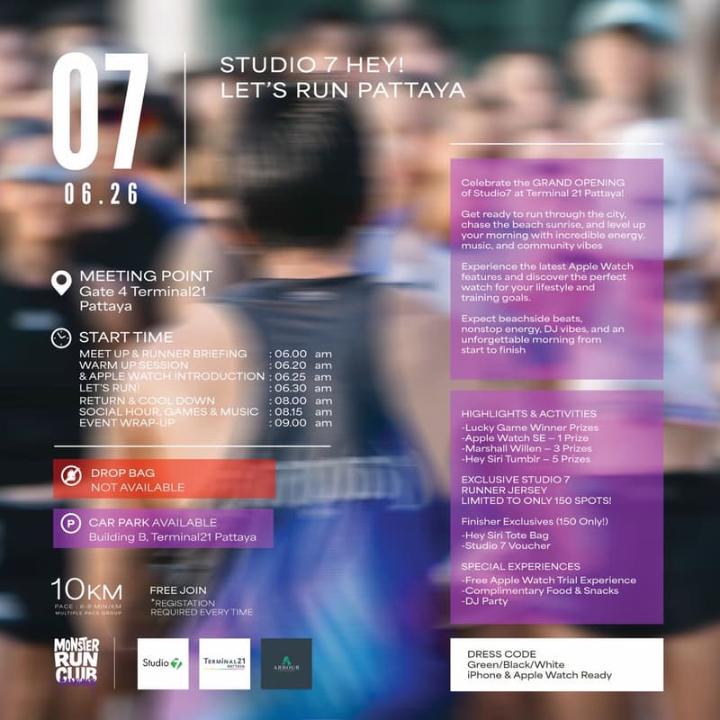 Cover Image for STUDIO 7 HEY! LET’S RUN PATTAYA