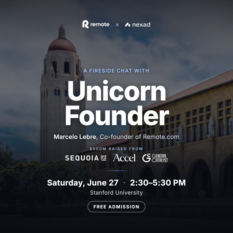 Fireside Chat With A Unicorn Founder: Marcelo Lebre || Remote.com ...