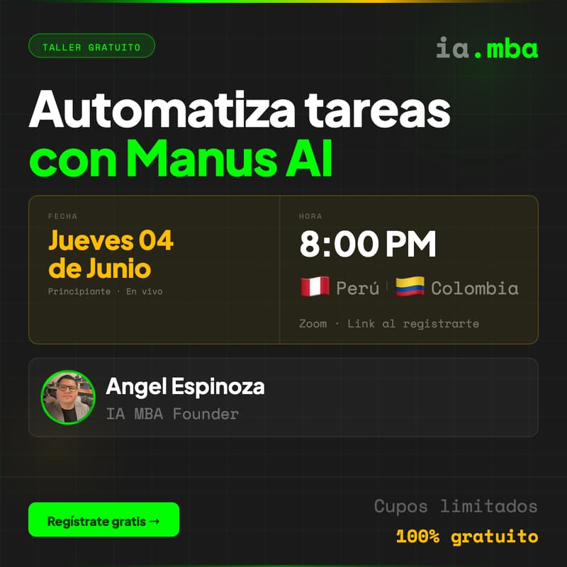 Cover Image for Automatiza Tareas con Manus AI