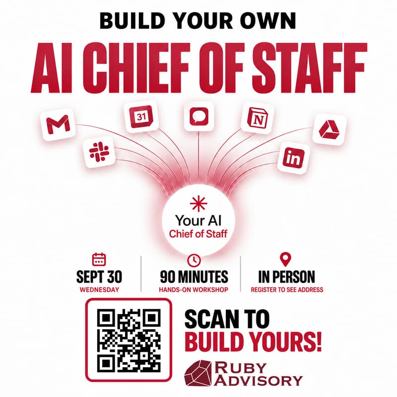 Cover Image for Ruby Advisory: Build Your Own AI Chief of Staff