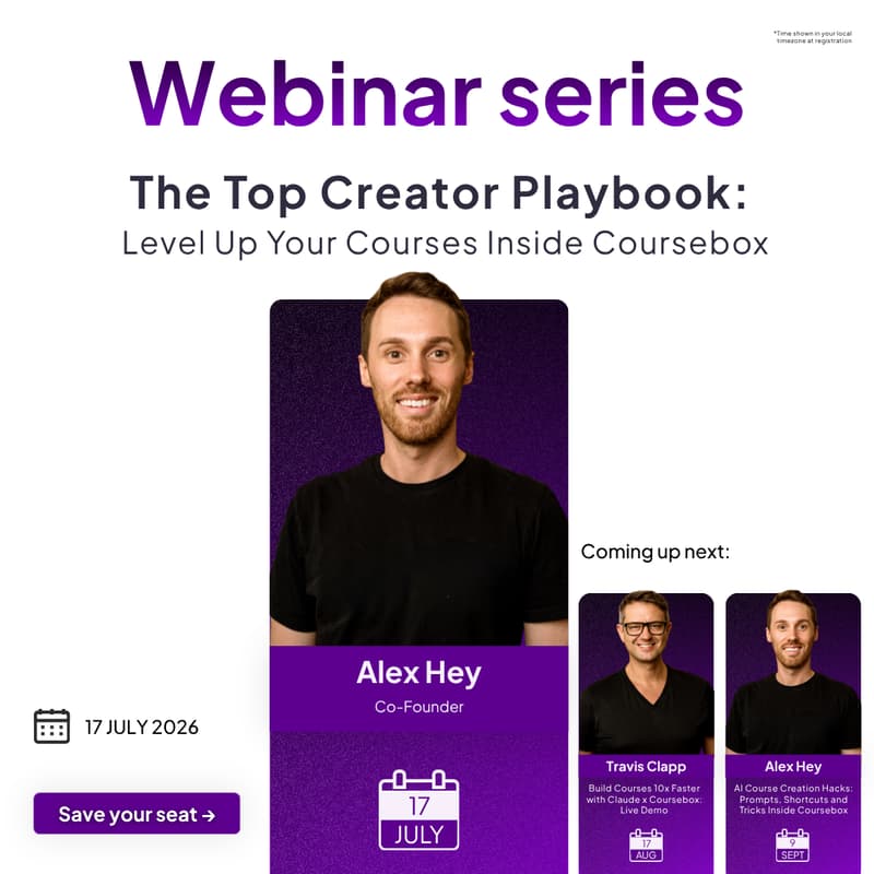 Cover Image for The Top Creator Playbook: Level Up Your Courses Inside Coursebox