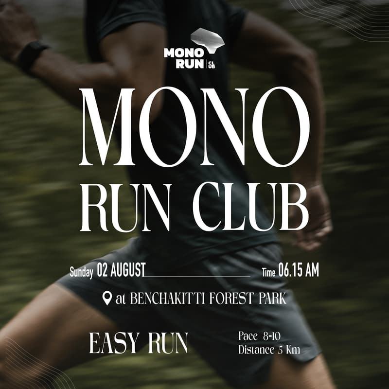Cover Image for MONO RUN CLUB : Run with purpose in our own way