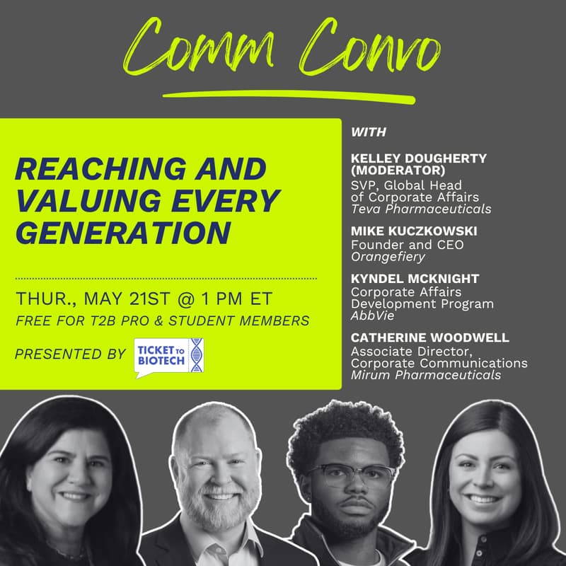 Cover Image for T2B May Comm Convo: Reaching and Valuing Every Generation