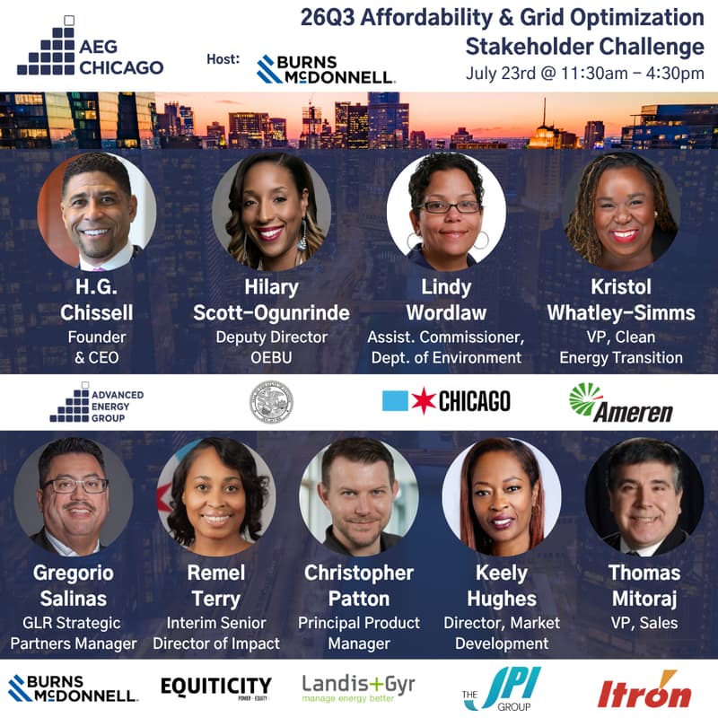 Cover Image for AEG Chicago 26Q3 Stakeholder Challenge: Affordability & Grid Optimization