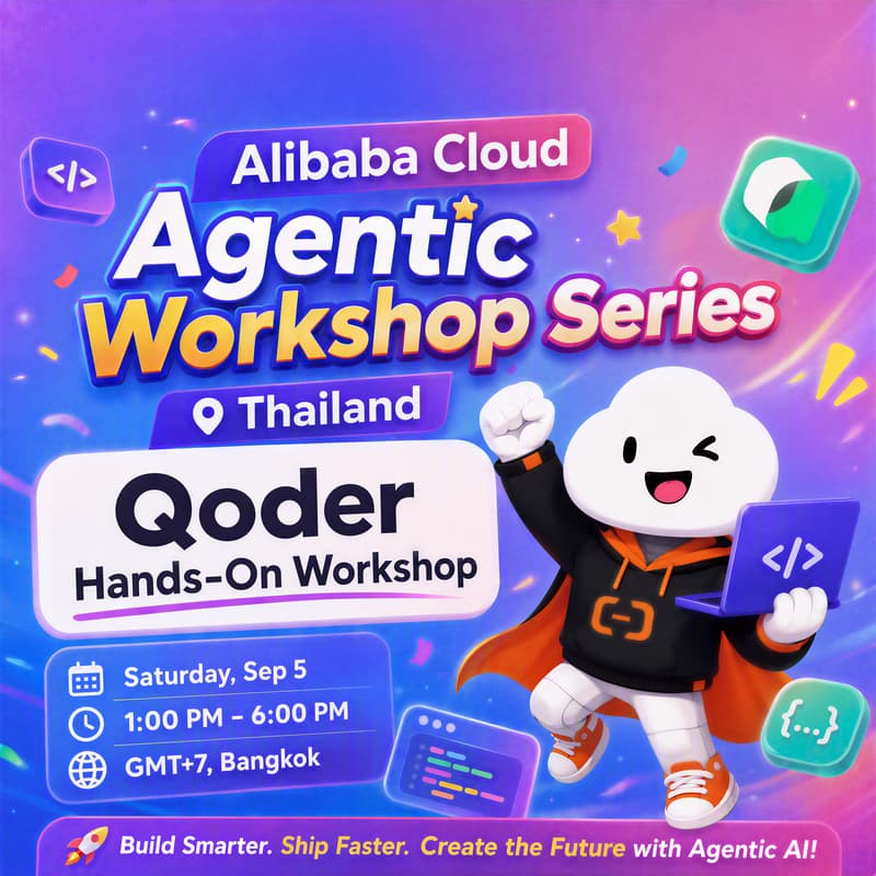 Cover Image for [Alibaba Cloud Agentic Workshop Series Thailand] - Qoder Hands-On Workshop