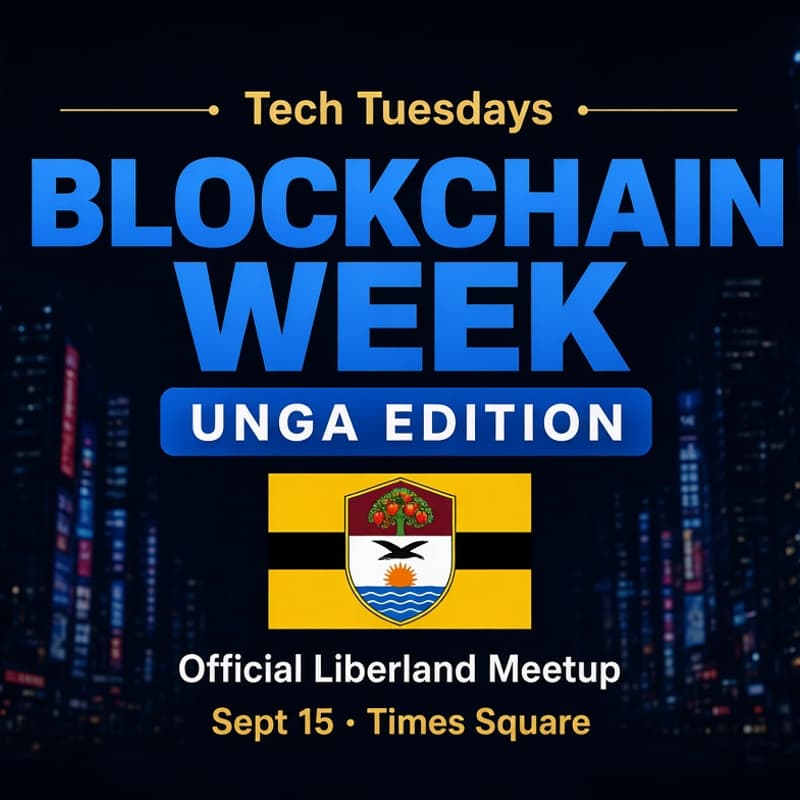 Cover Image for Tech Tuesdays: Blockchain Week - UNGA Edition