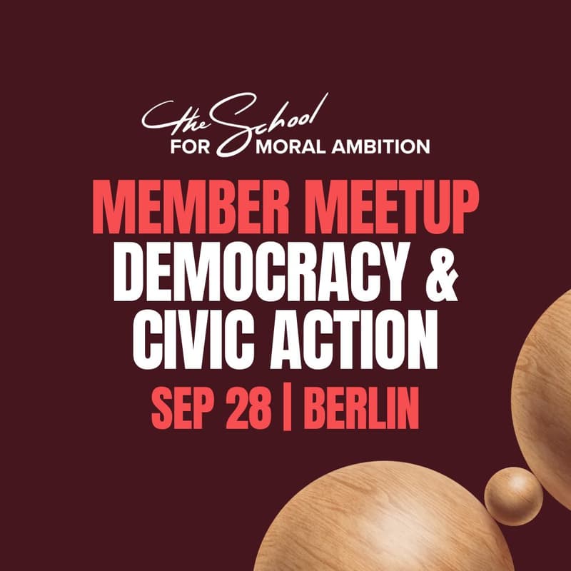 Cover Image for Berlin Member Meetup - Democracy & Civic Action Edition