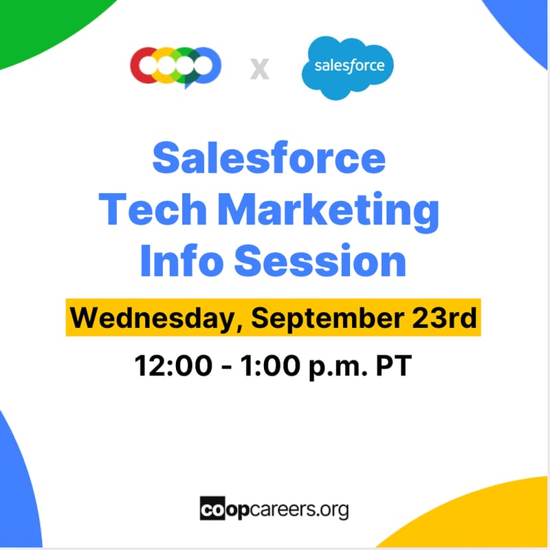Cover Image for Salesforce Tech Marketing Info Session