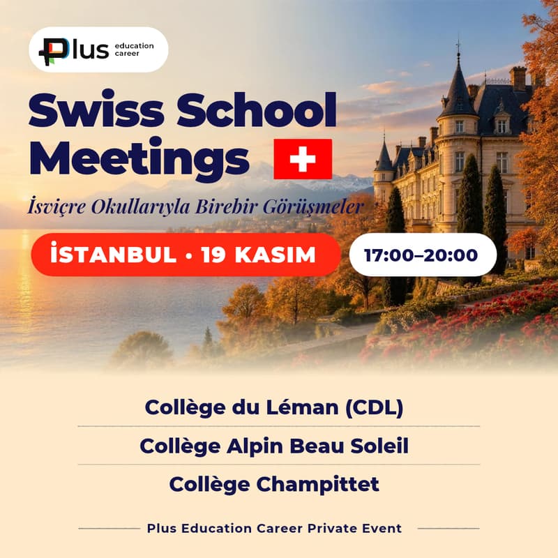 Cover Image for Swiss School Meetings İsviçre'nin önde gelen okulları İstanbul'da