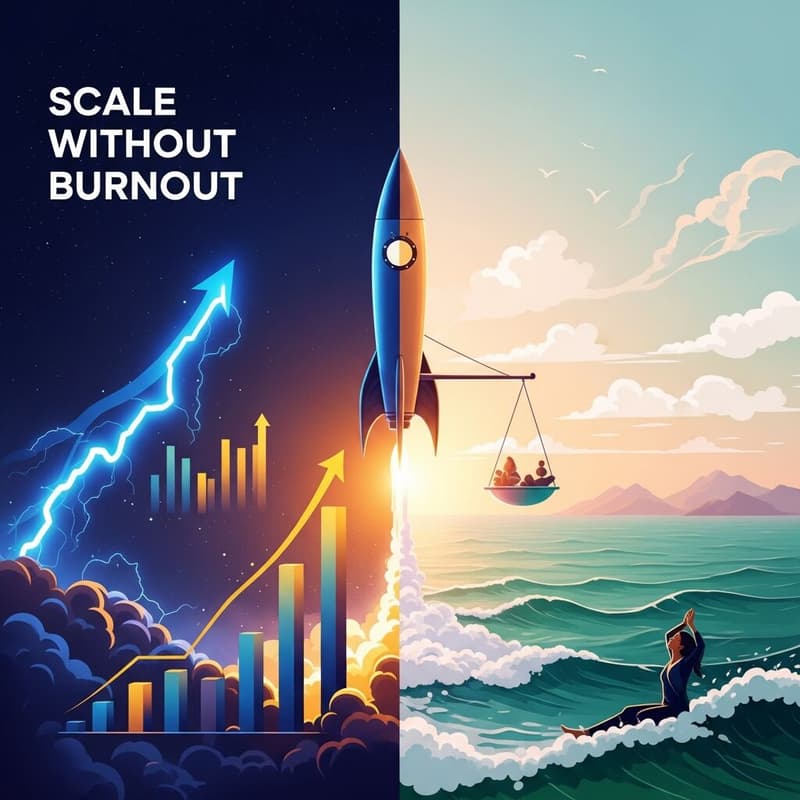 Cover Image for Scale without Burnout-Andrew Hartman