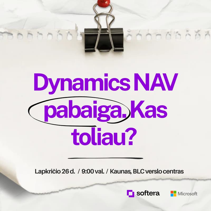Cover Image for Dynamics NAV pabaiga. Kas toliau?