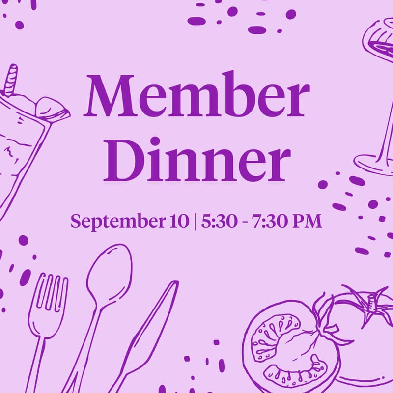Cover Image for September Member Dinner