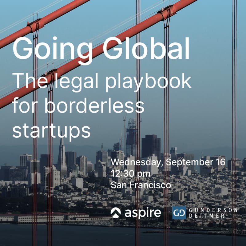 Cover Image for Going Global: The legal playbook for borderless startups