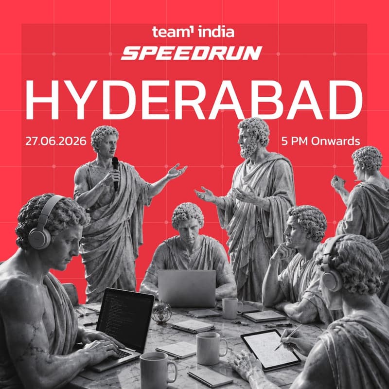 Cover Image for Team1 India Speedrun: Hyderbad