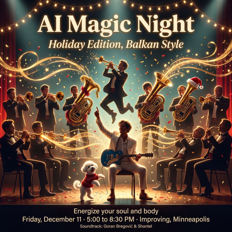 Cover Image for AI Magic Night · Holiday Edition, Balkan Style