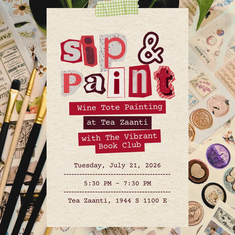 Cover Image for Wine Tote Painting Experience at Tea Zaanti