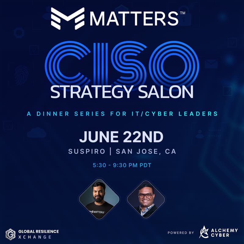 Cover Image for CISO Strategy Salon - Data Detection & Response