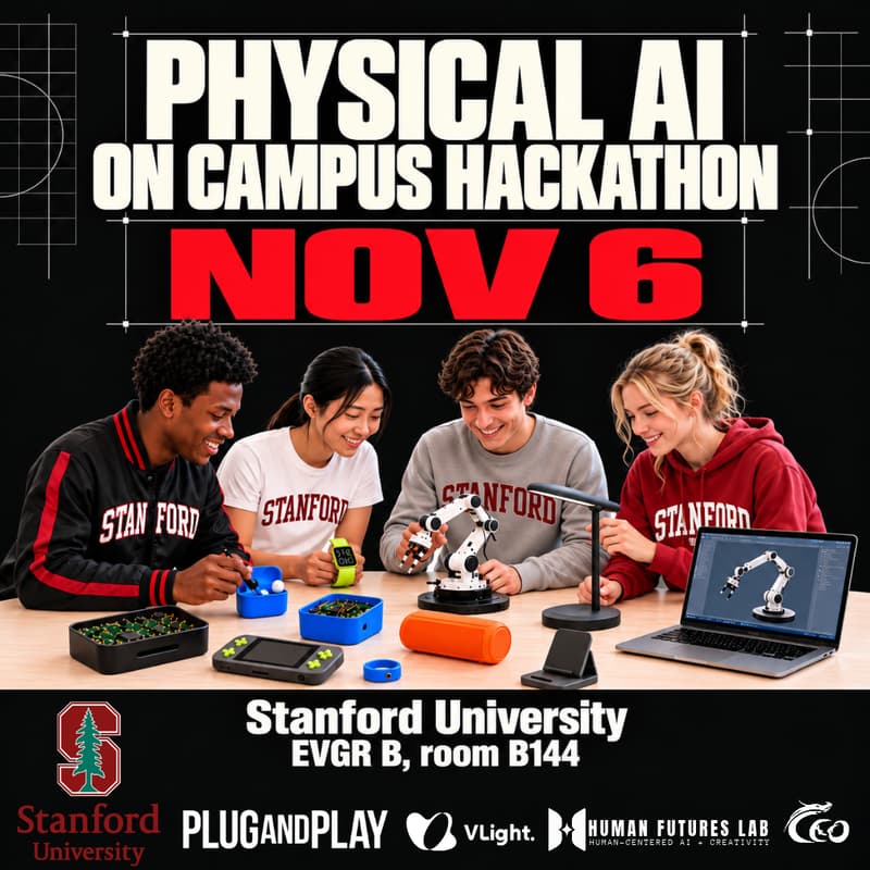 Cover Image for BUILD NEXT@Stanford - Physical AI on Campus Hackathon