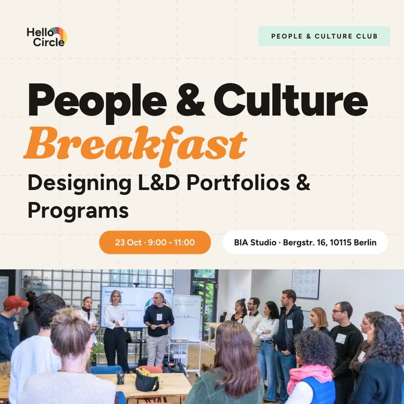 Cover Image for People & Culture Breakfast | Designing L&D Portfolios & Programs
