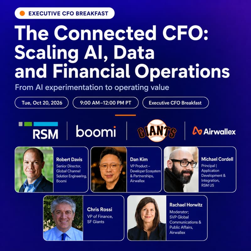 Cover Image for The Connected CFO: Scaling AI, Data and Financial Operations