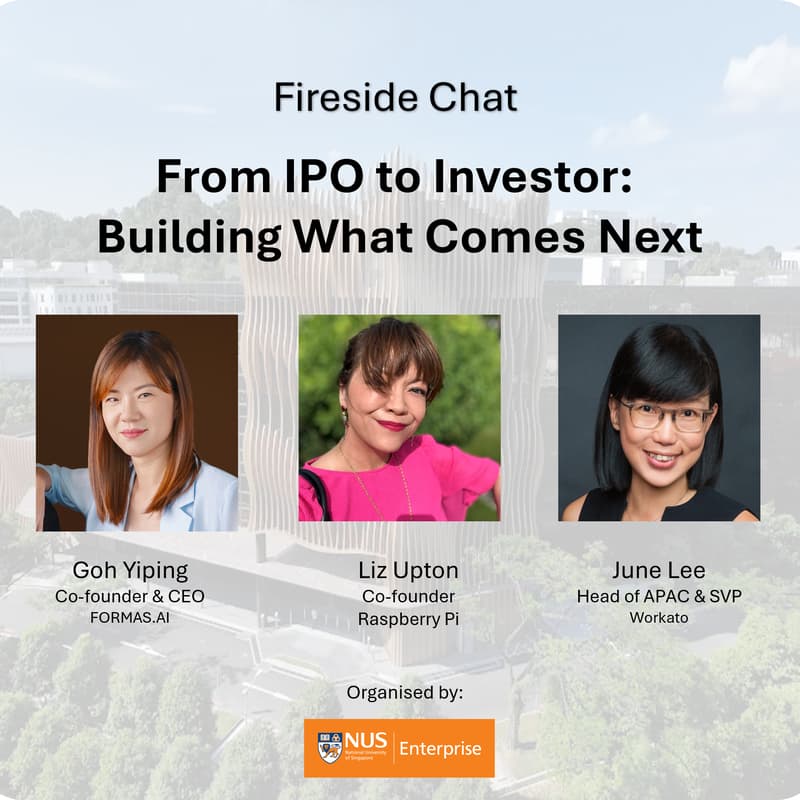 Cover Image for Fireside Chat: From IPO to Investor: Building What Comes Next