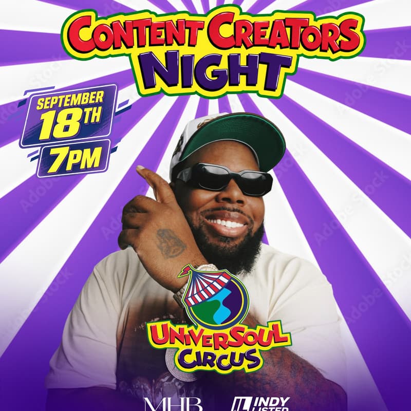 Cover Image for Universoul Circus - Content creators night