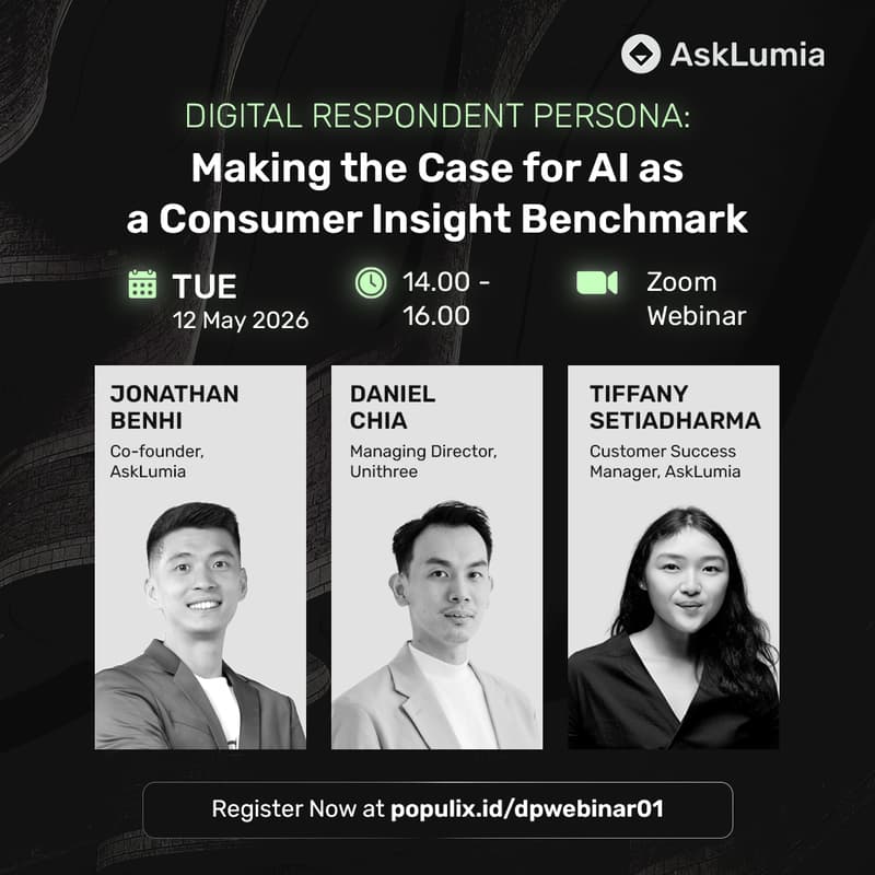 Cover Image for Digital Respondent Persona: Making the Case for AI as a Consumer Insight Benchmark
