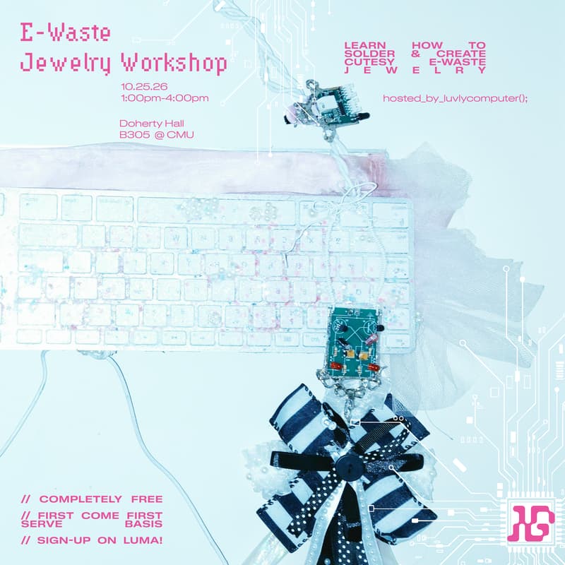 Cover Image for e-waste jewelry workshop
