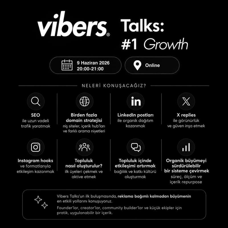 Cover Image for Vibers Talks: #1 Growth