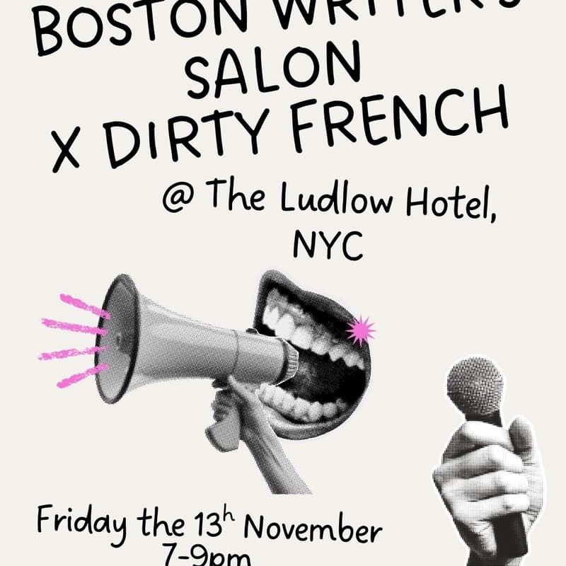 Cover Image for Boston Writer's Salon X Dirty French @ The Ludlow Hotel