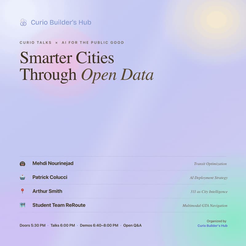Cover Image for Curio Talks: AI in Civic Tech, Open Data, and GovTech