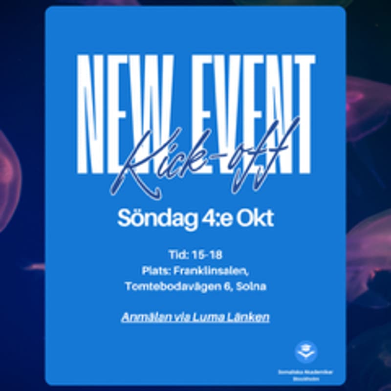 Cover Image for Kick-off Somaliska Akademiker