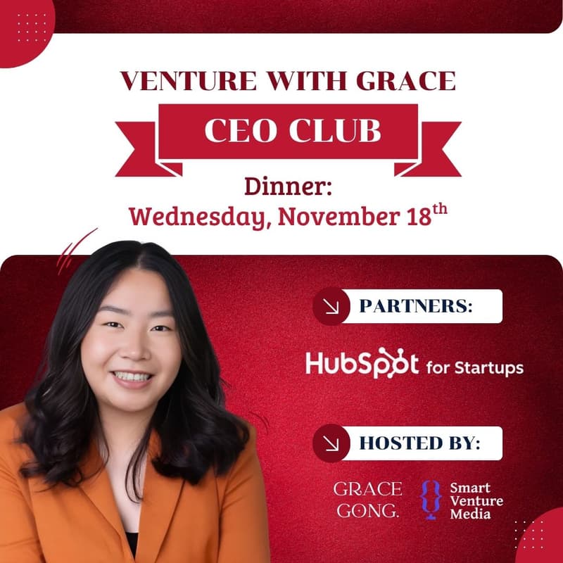 Cover Image for Grace Gong x HubSpot Dinner [Venture with Grace CEO Club]