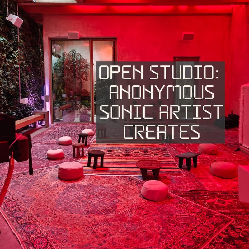 Cover Image for Anonymous Sonic Artist Creates - Open Studio