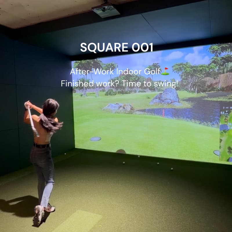 Cover Image for SQUARE 001 | Indoor Golf & Drinks ⛳🍹
