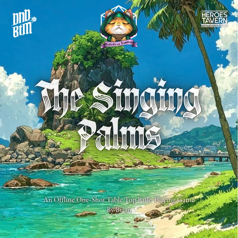 Cover Image for The Singing Palms by Brian Hardy(Critical and Fumbles)