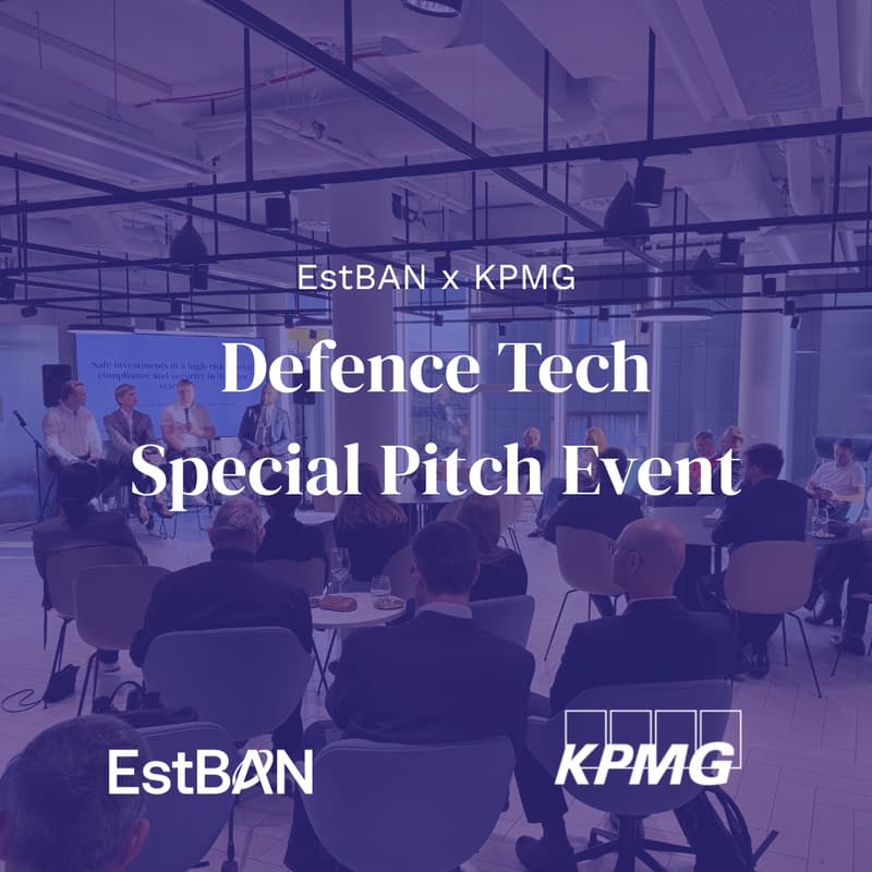 Cover Image for EstBAN x KPMG Monthly Pitch: Defence Tech