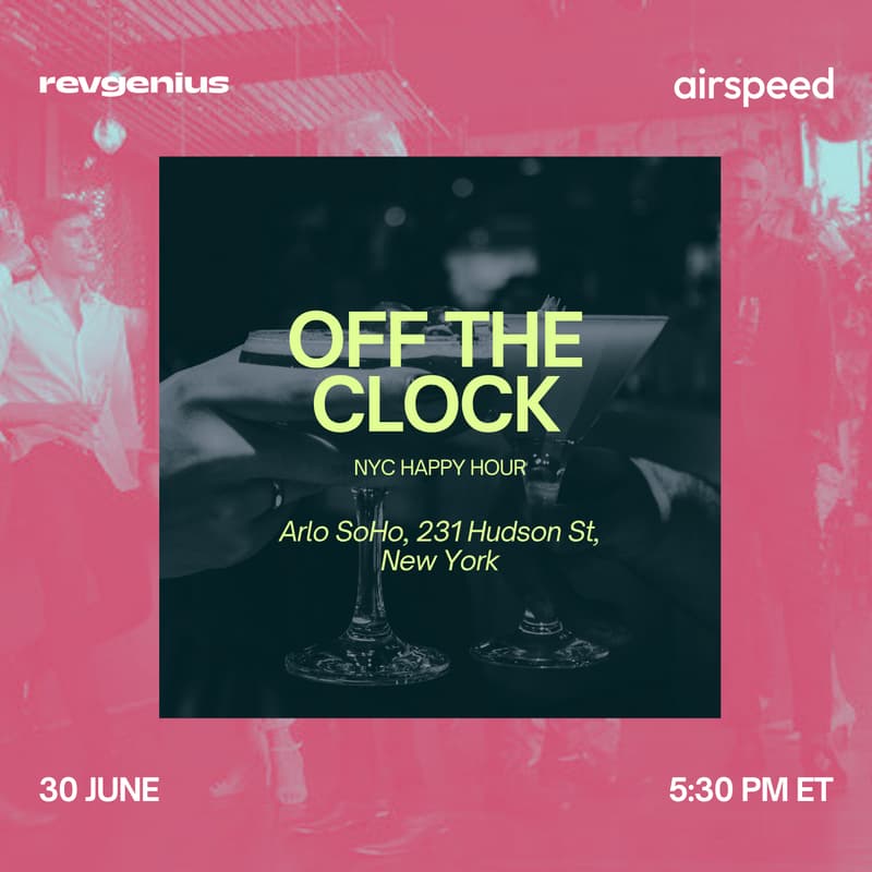 Cover Image for Off the Clock: Airspeed x RG NYC Happy Hour