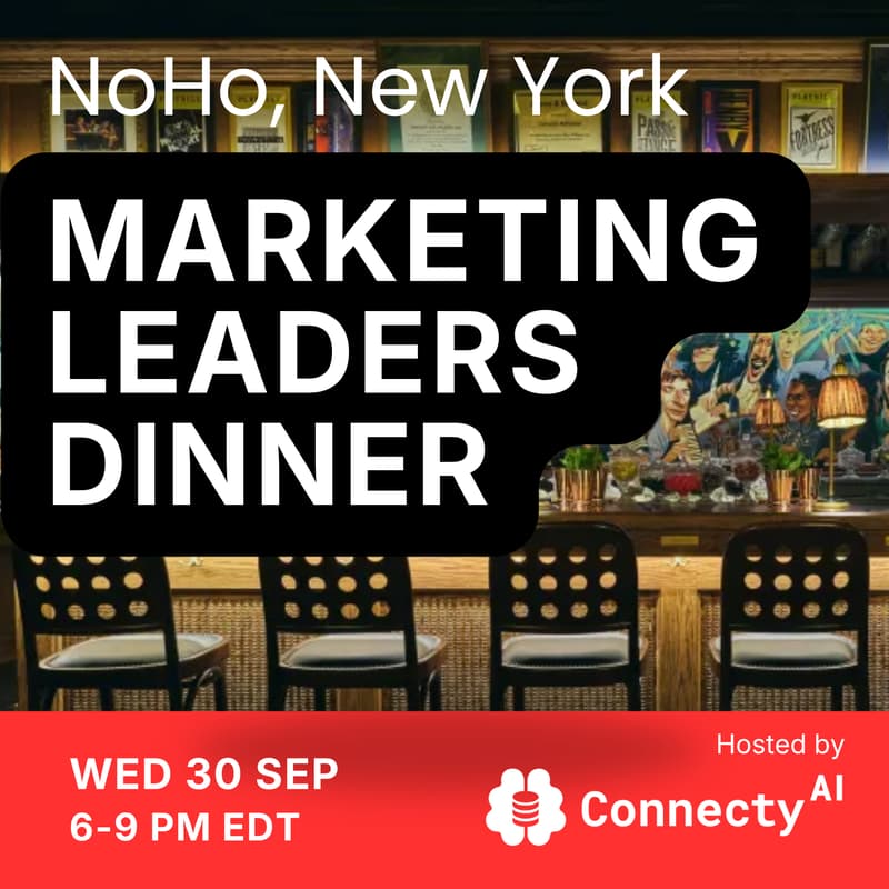 Cover Image for Marketing Leaders Dinner - Future of AI and Video Intelligence