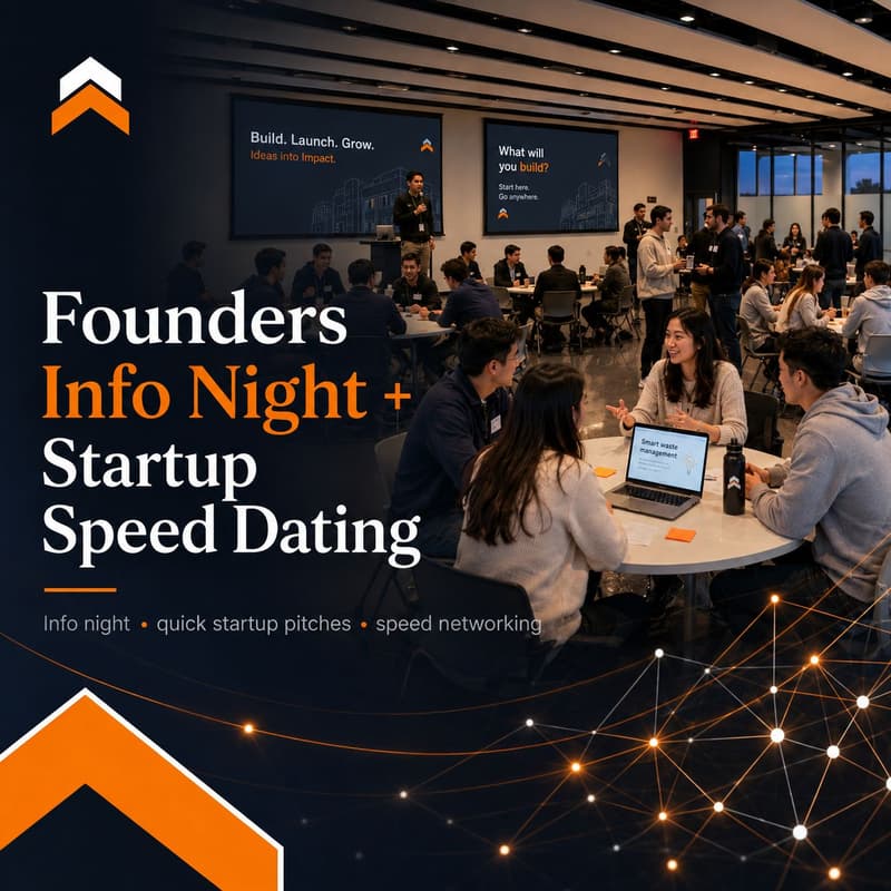 Cover Image for Founders Info Night + Startup Speed Dating