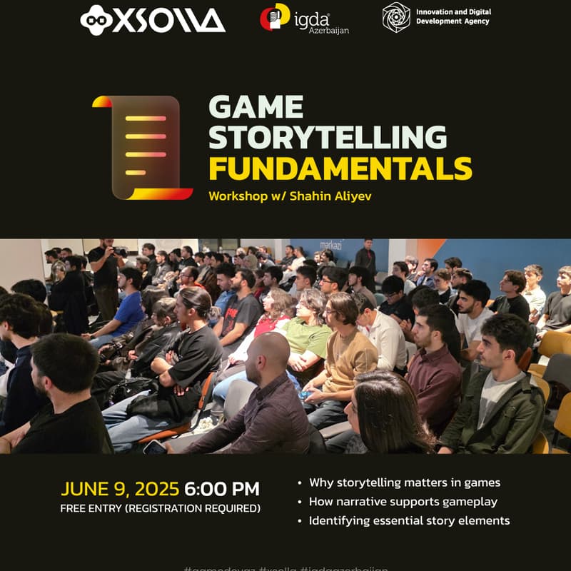 Cover Image for Game Storytelling Fundamentals w/ Shahin Aliyev