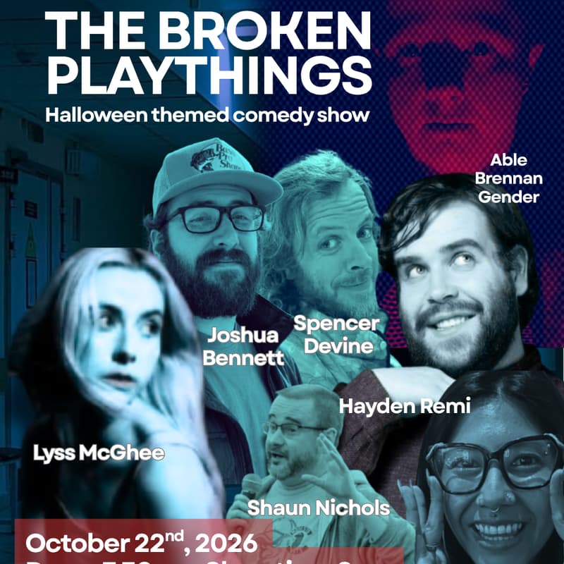 Cover Image for Broken Toys: Halloween Comedy Showcase!