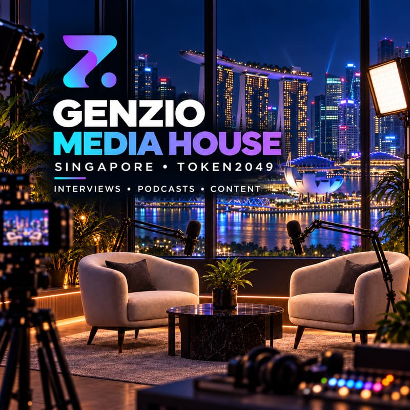 Cover Image for Genzio Media House at TOKEN2049 Singapore