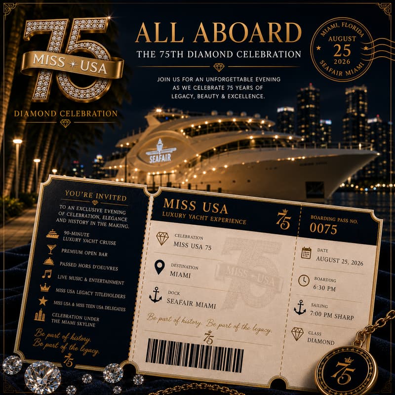Cover Image for MISS USA 75th Diamond Celebration Party
