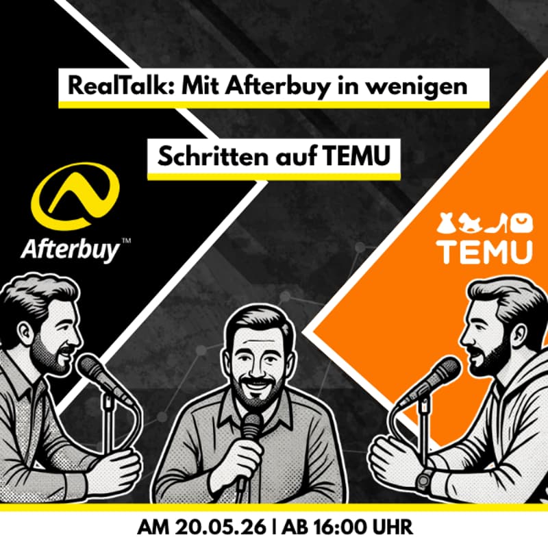 Cover Image for Mit Afterbuy in wenigen Schritten auf Temu